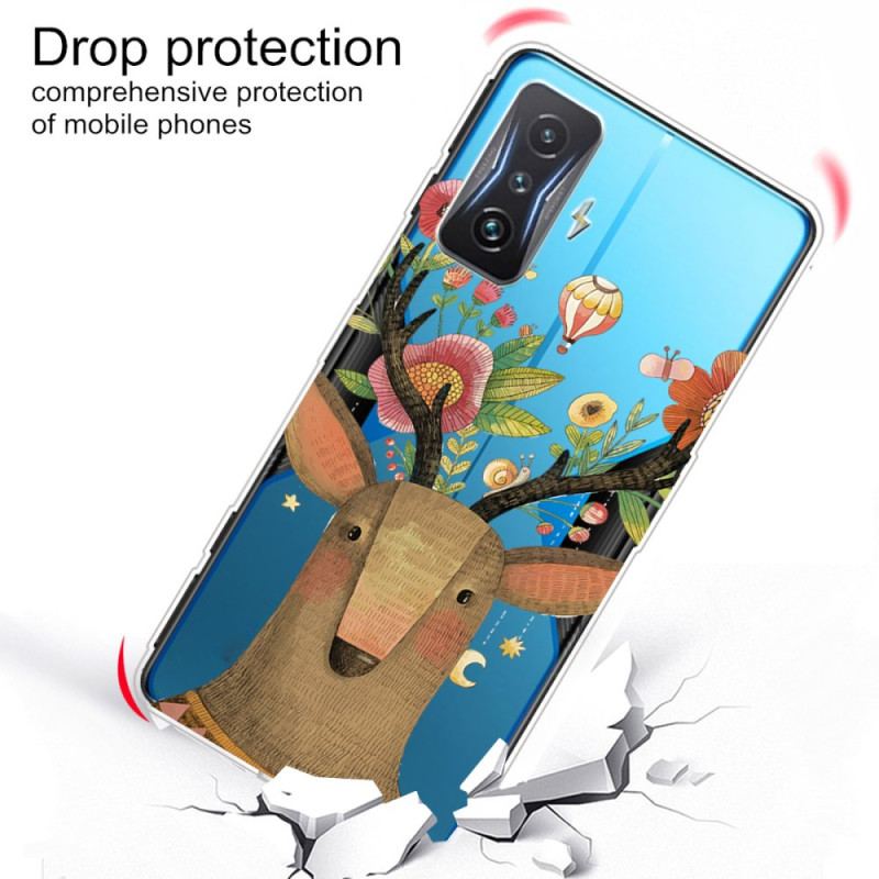 Capa De Celular Para Poco F4 GT Cervo Tribal
