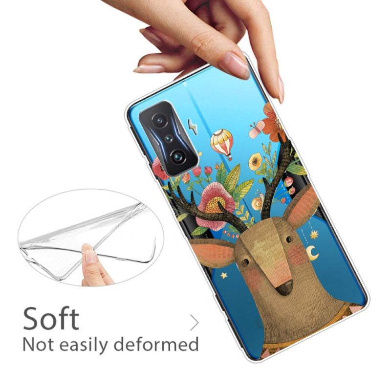Capa De Celular Para Poco F4 GT Cervo Tribal