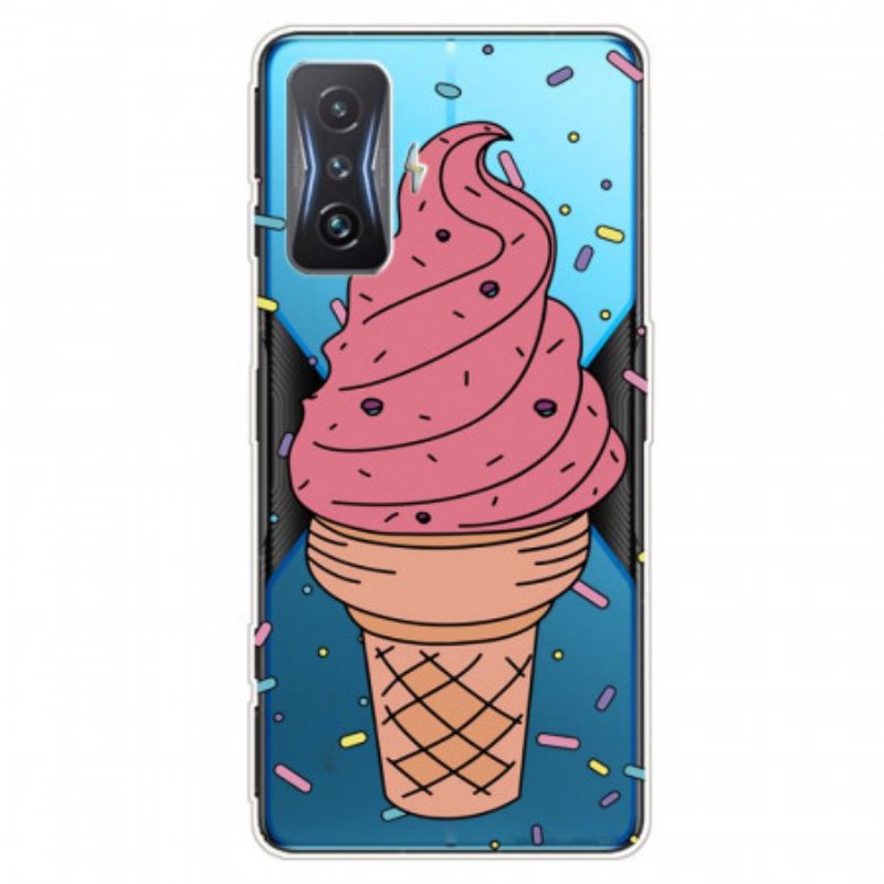 Capa De Celular Para Poco F4 GT Gelo Transparente