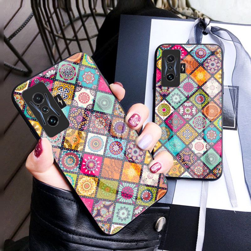 Capa Para Poco F4 GT Suporte Magnético Patchwork