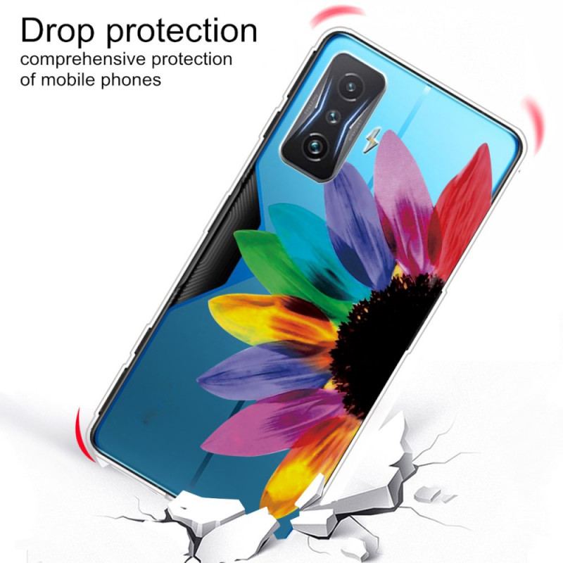 Capa Para Poco F4 GT Uma Flor