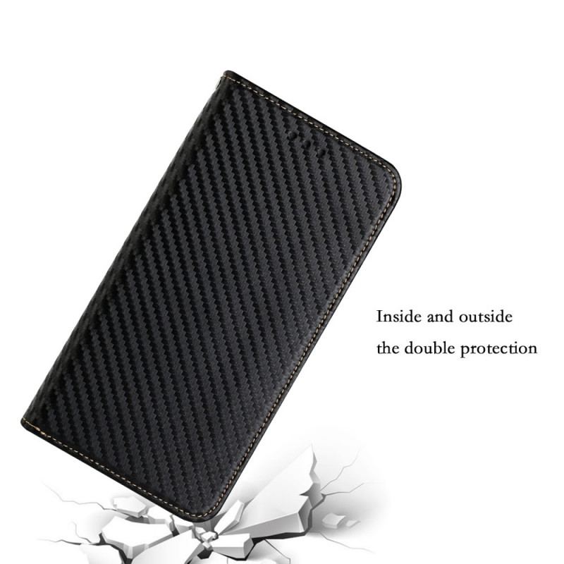 Capa De Celular Para Xiaomi Redmi Note 11 Pro Plus 5G De Cordão Flip Correia De Fibra De Carbono