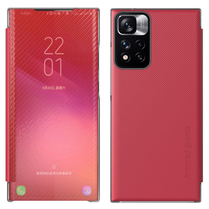 Capa De Celular Para Xiaomi Redmi Note 11 Pro Plus 5G Fibra De Carbono