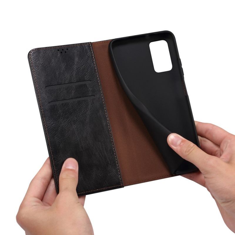 Capa De Celular Para Xiaomi Redmi Note 11 Pro Plus 5G Flip Couro Sintético Encerado