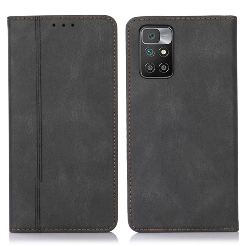 Capa De Celular Para Xiaomi Redmi Note 11 Pro Plus 5G Flip Estilo Linha Couro