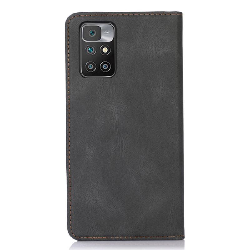 Capa De Celular Para Xiaomi Redmi Note 11 Pro Plus 5G Flip Estilo Linha Couro
