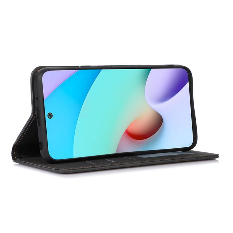 Capa De Celular Para Xiaomi Redmi Note 11 Pro Plus 5G Flip Estilo Linha Couro