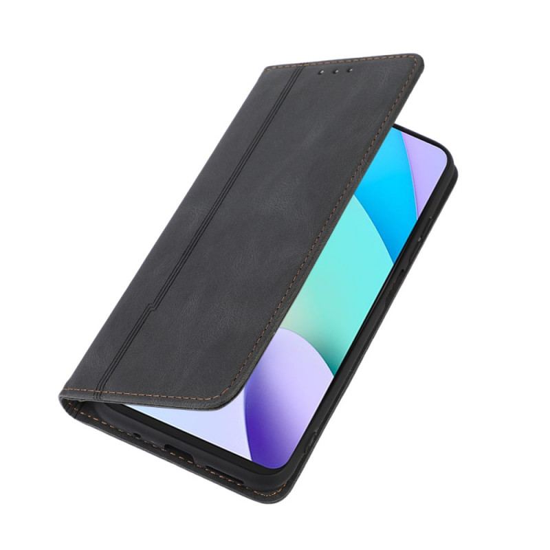 Capa De Celular Para Xiaomi Redmi Note 11 Pro Plus 5G Flip Estilo Linha Couro