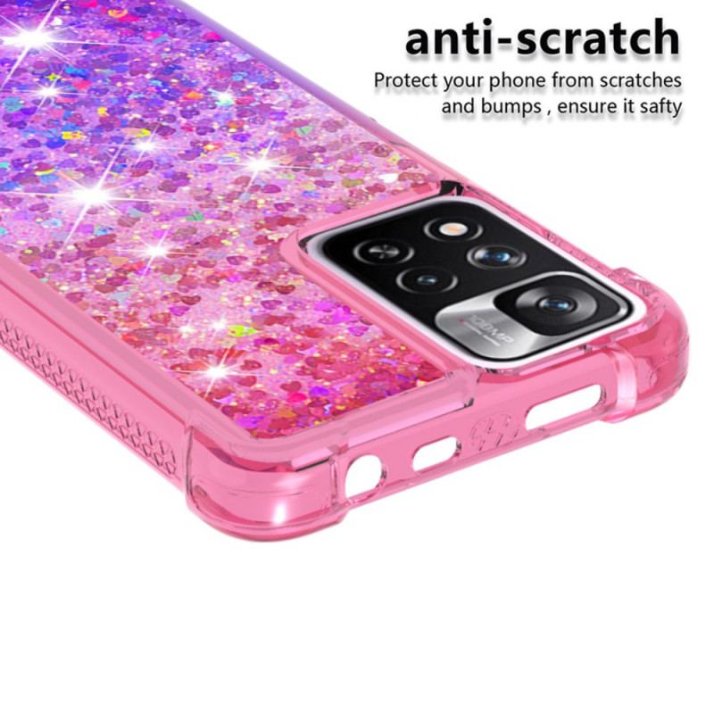 Capa De Celular Para Xiaomi Redmi Note 11 Pro Plus 5G Lantejoulas Coloridas