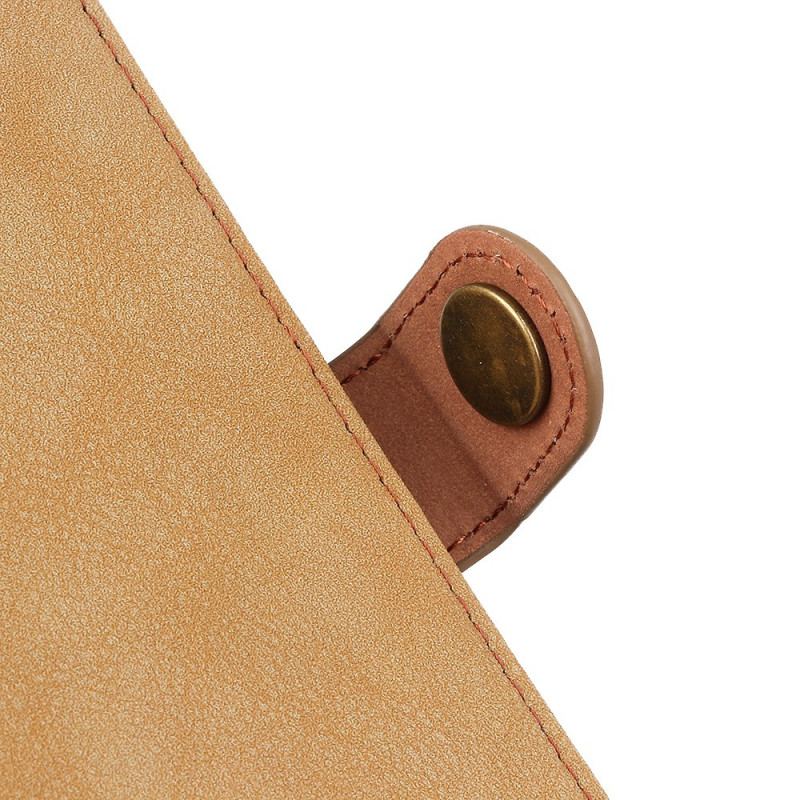 Capa De Couro Para Xiaomi Redmi Note 11 Pro Plus 5G Couro Dividido Retrô Khazneh