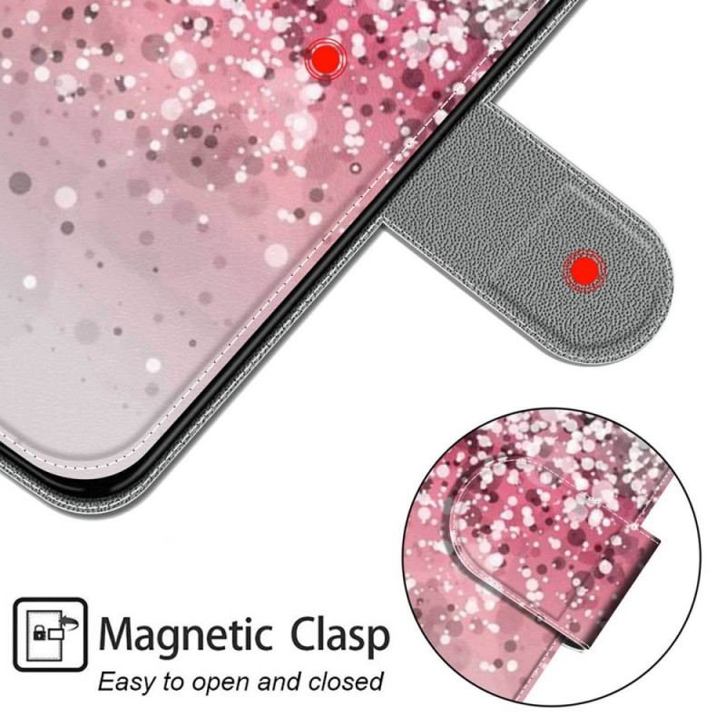 Capa De Couro Para Xiaomi Redmi Note 11 Pro Plus 5G Lantejoulas Com Alça