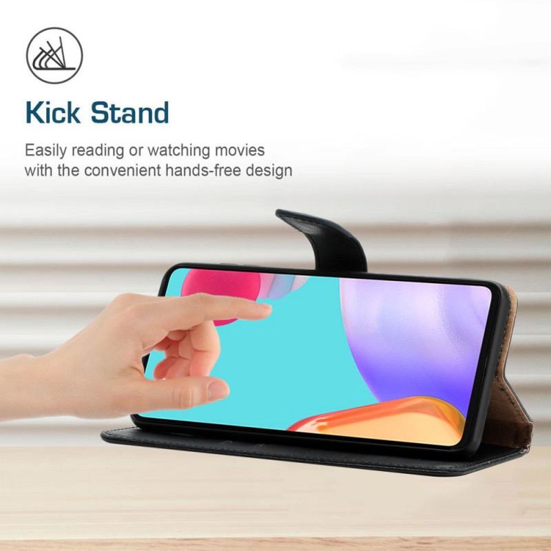 Capa Em Pele Para Xiaomi Redmi Note 11 Pro Plus 5G Couro Napa Genuíno