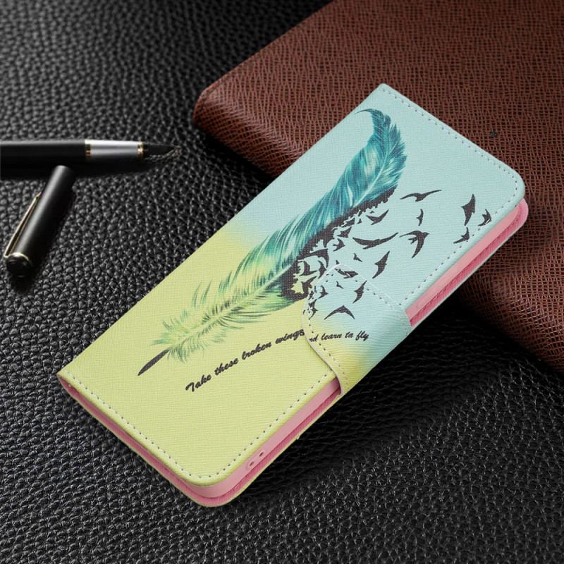 Capa Flip Para Xiaomi Redmi Note 11 Pro Plus 5G Aprender A Voar