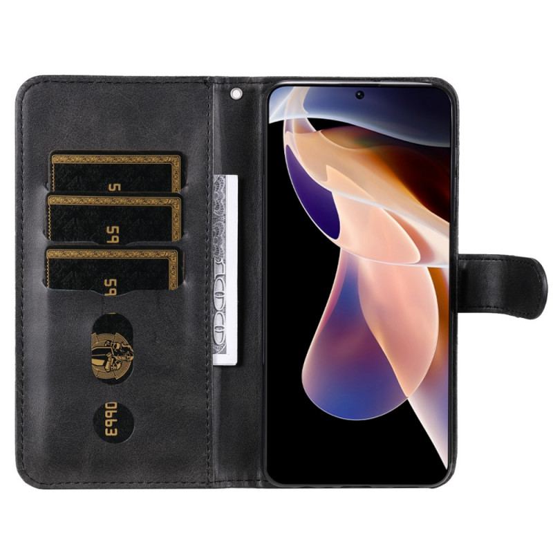 Capa Flip Para Xiaomi Redmi Note 11 Pro Plus 5G Carteira