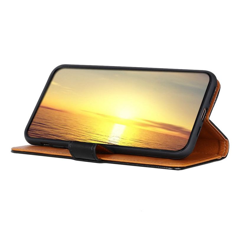Capa Flip Para Xiaomi Redmi Note 11 Pro Plus 5G Efeito Couro Tricolor
