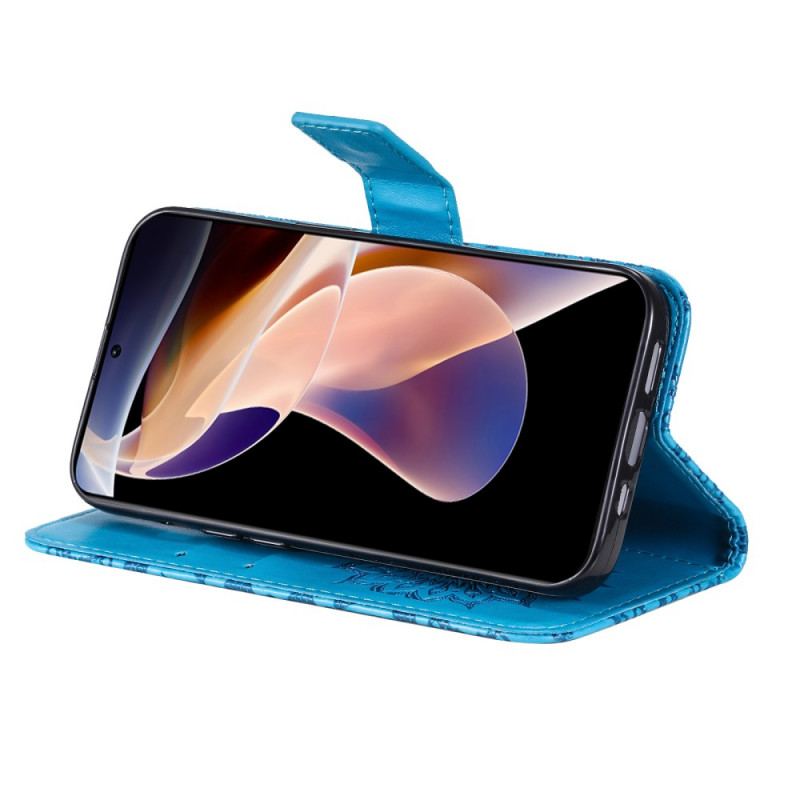 Capa Flip Para Xiaomi Redmi Note 11 Pro Plus 5G Flor Do Sol