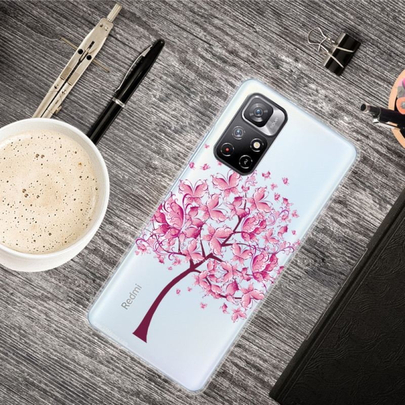 Capa Para Xiaomi Redmi Note 11 Pro Plus 5G Árvore Rosa