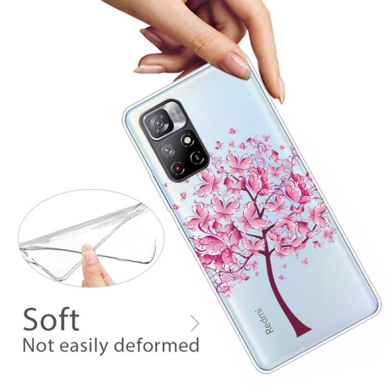Capa Para Xiaomi Redmi Note 11 Pro Plus 5G Árvore Rosa