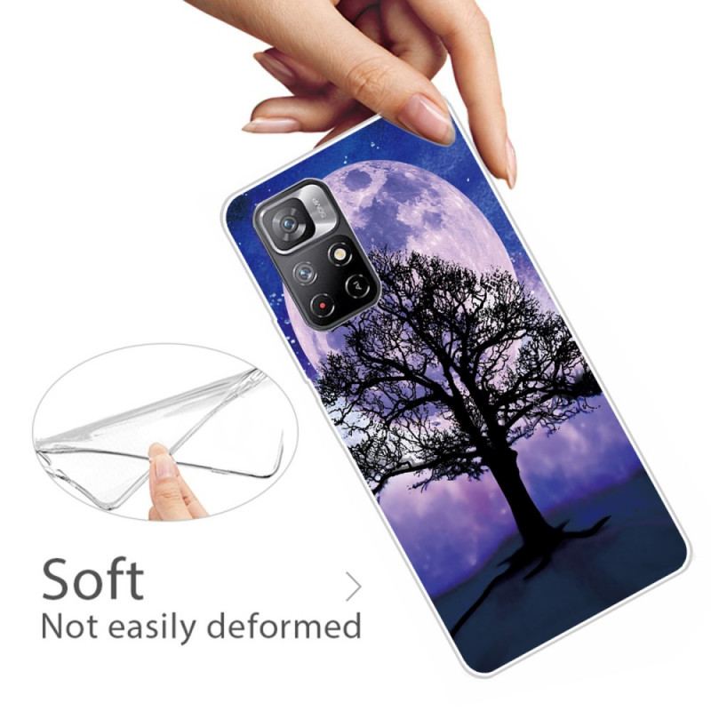 Capa Para Xiaomi Redmi Note 11 Pro Plus 5G Árvore De Silicone
