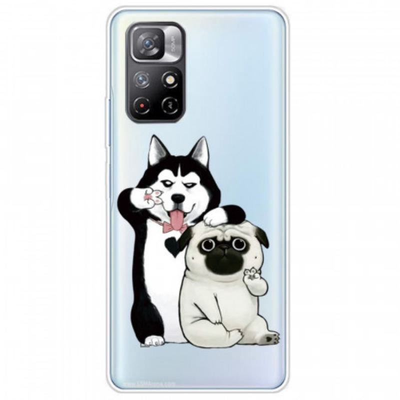 Capa Para Xiaomi Redmi Note 11 Pro Plus 5G Cachorros Engraçados
