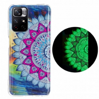 Capa Para Xiaomi Redmi Note 11 Pro Plus 5G Mandala Colorida Fluorescente