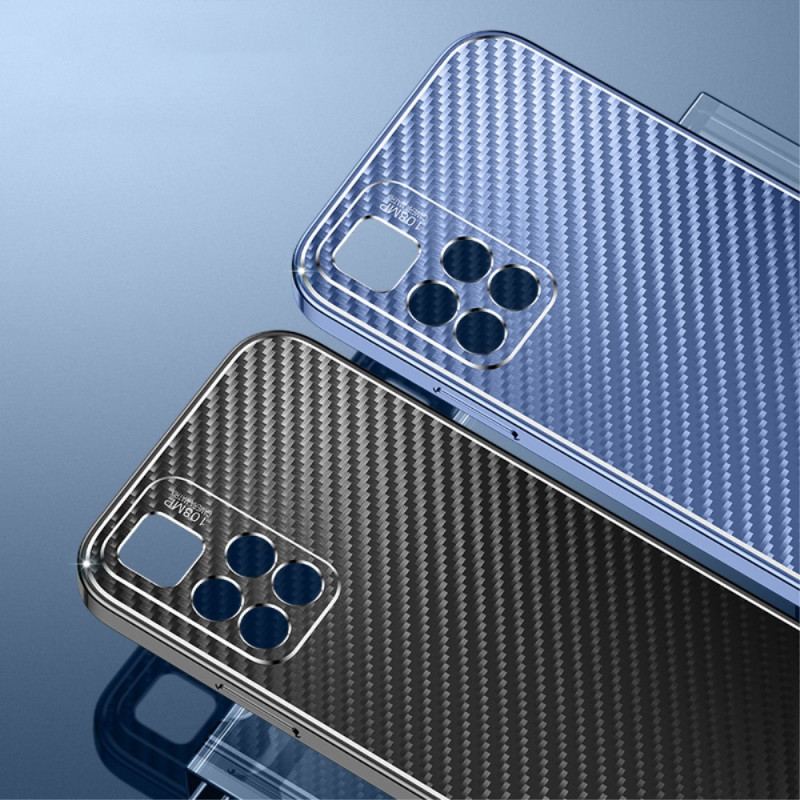 Capa Para Xiaomi Redmi Note 11 Pro Plus 5G Metal E Fibra De Carbono