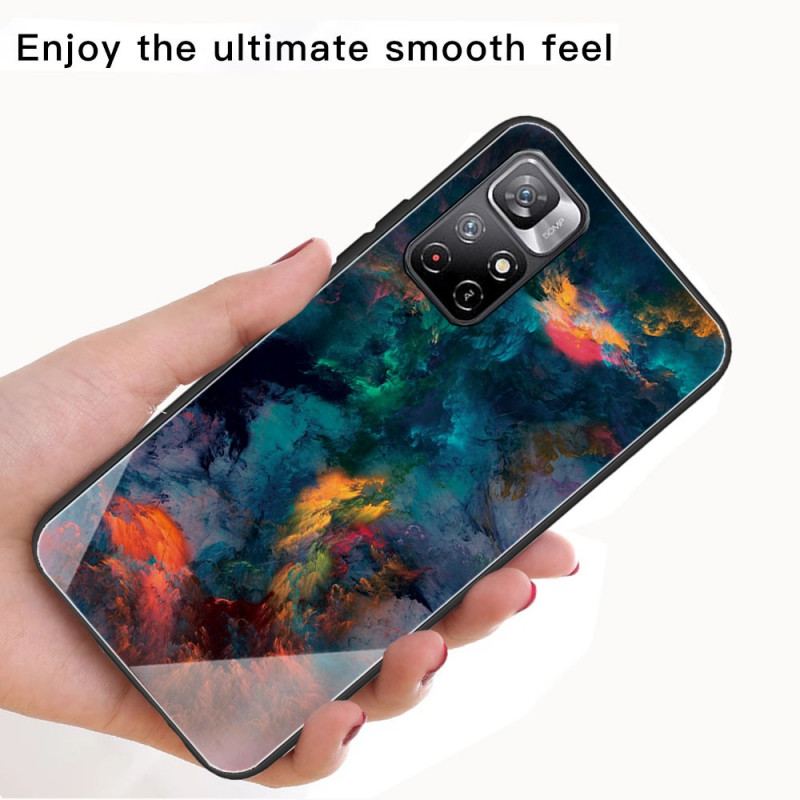 Capa Para Xiaomi Redmi Note 11 Pro Plus 5G Vidro Temperado Celeste