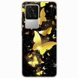 Capa De Celular Para Poco F4 Vôo De Borboletas