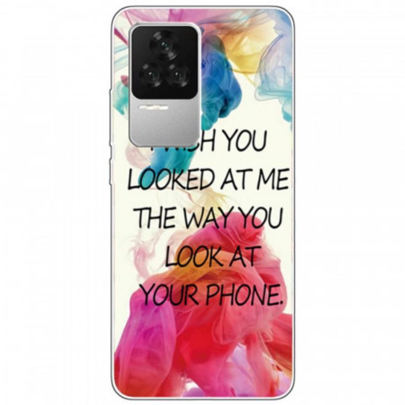 Capa Para Poco F4 Silicone Eu Queria
