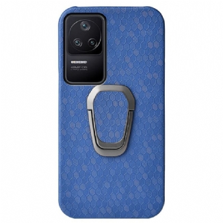 Capa Para Poco F4 Textura Honeycomb Com Suporte