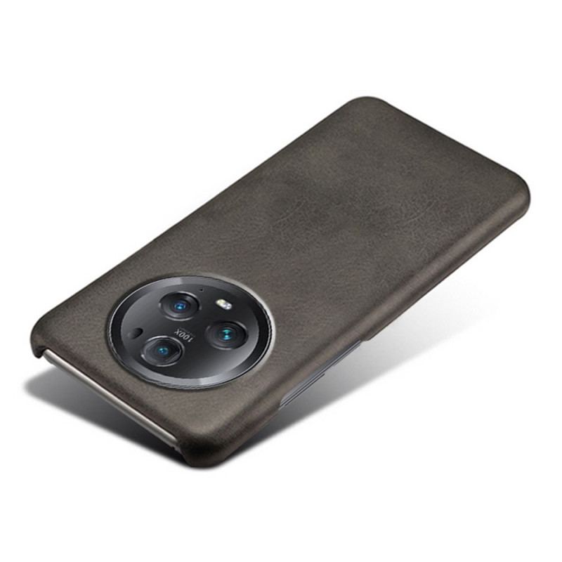 Capa Para Honor Magic 5 Pro Efeito Couro
