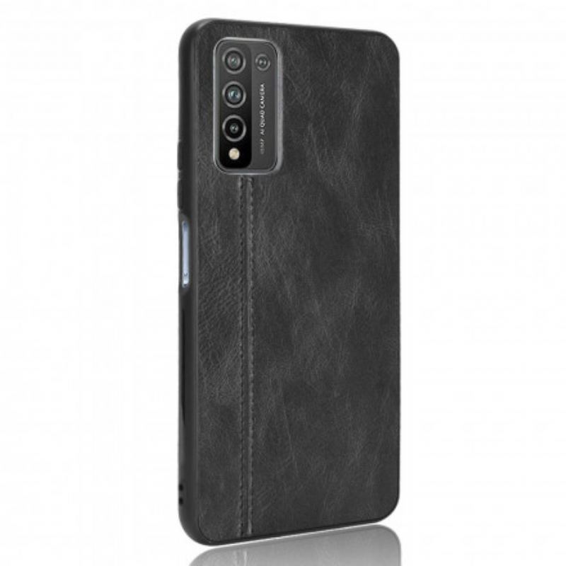 Capa Para Honor 10X Lite Efeito Couro Couture