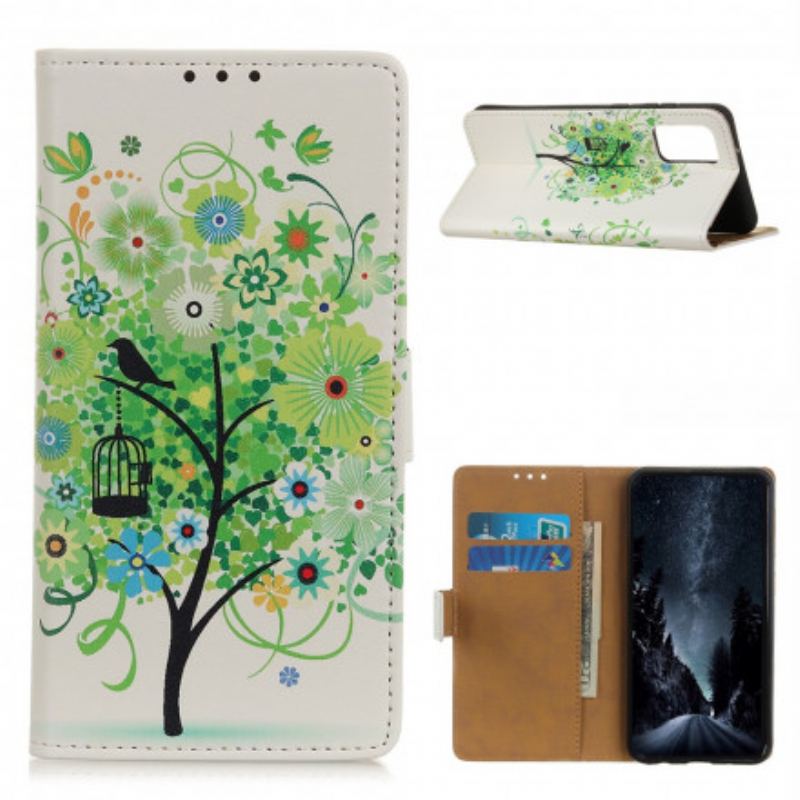 Capa Flip Para OnePlus 9 Pro Árvore Florida