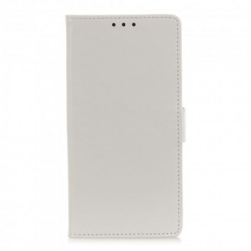 Capa Flip Para OnePlus 9 Pro Couro Falso Clássico