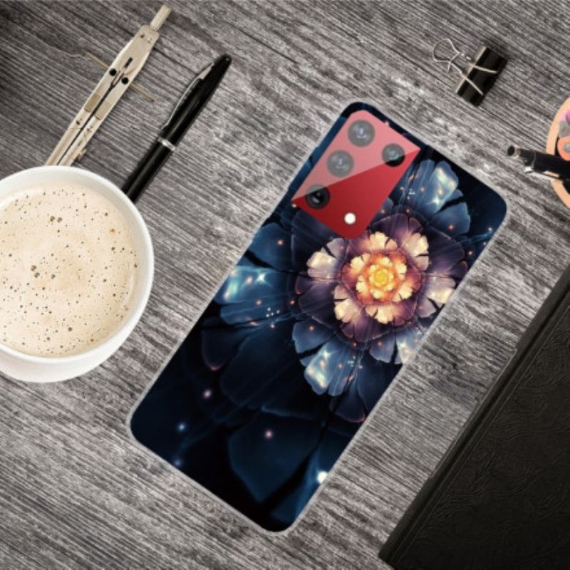 Capa Para OnePlus 9 Pro Flores Flexíveis