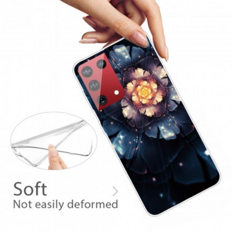 Capa Para OnePlus 9 Pro Flores Flexíveis