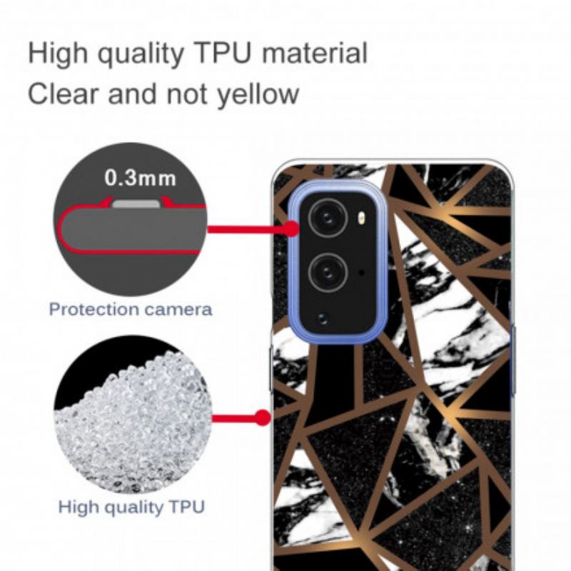 Capa Para OnePlus 9 Pro Mármore Geométrico