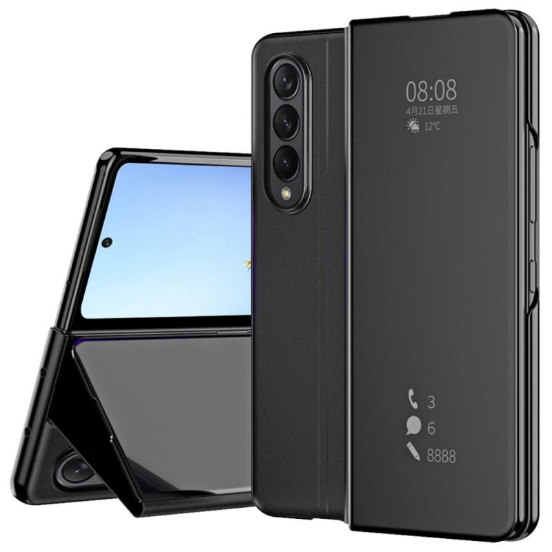 Capa De Celular Para Samsung Galaxy Z Fold 4 Flip Espelho E Transparência