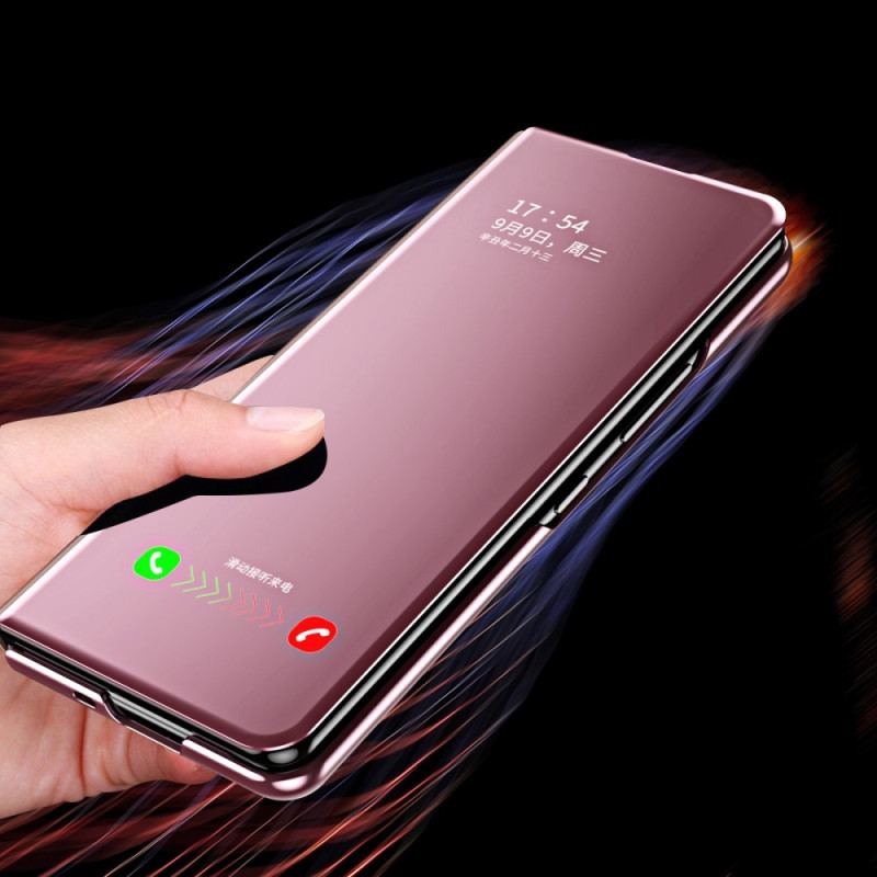 Capa De Celular Para Samsung Galaxy Z Fold 4 Flip Espelho E Transparência