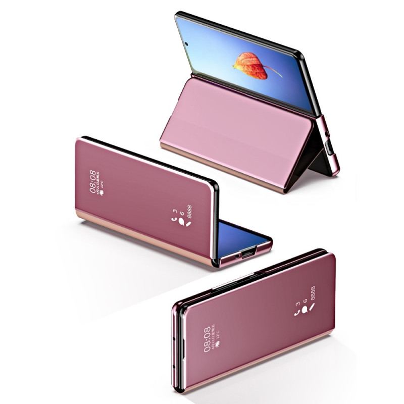 Capa De Celular Para Samsung Galaxy Z Fold 4 Flip Espelho E Transparência
