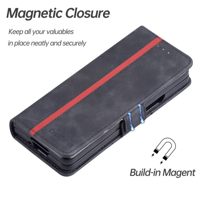 Capa Flip Para Samsung Galaxy Z Fold 4 Casedância Série Valsa 001