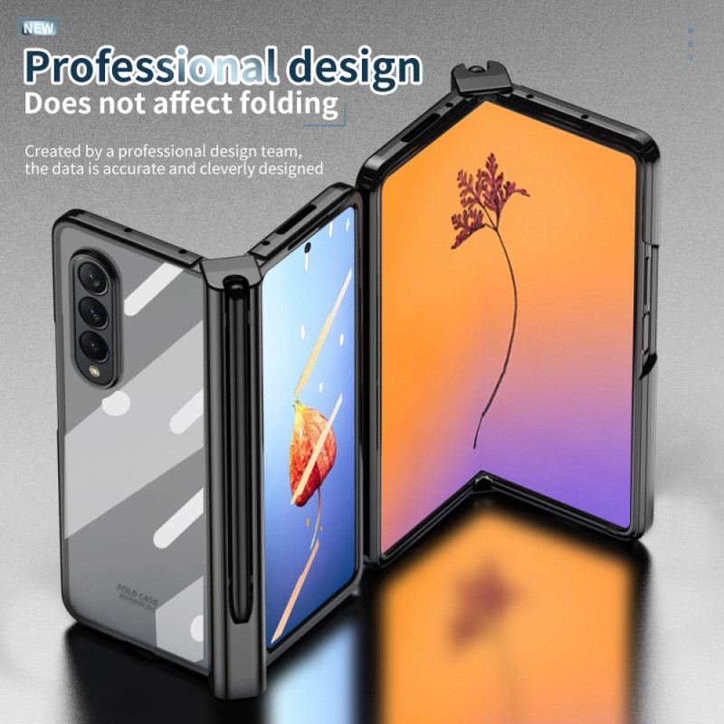 Capa Para Samsung Galaxy Z Fold 4 Concha Fosca Com Estilete