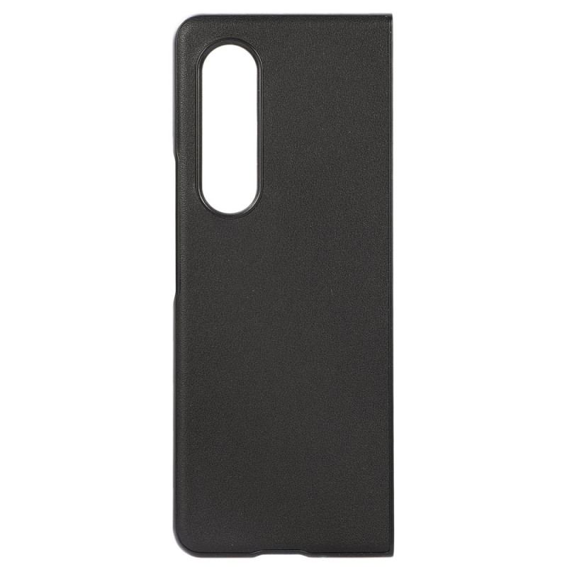 Capa Para Samsung Galaxy Z Fold 4 Couro Genuíno Clássico Revestido