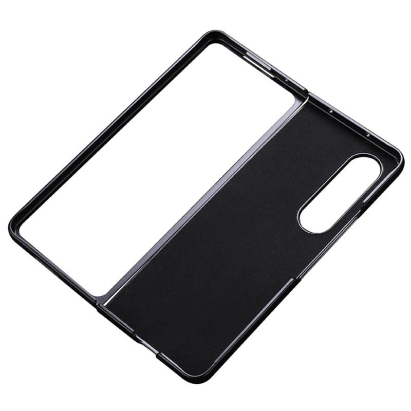 Capa Para Samsung Galaxy Z Fold 4 Lichia Couro Genuíno
