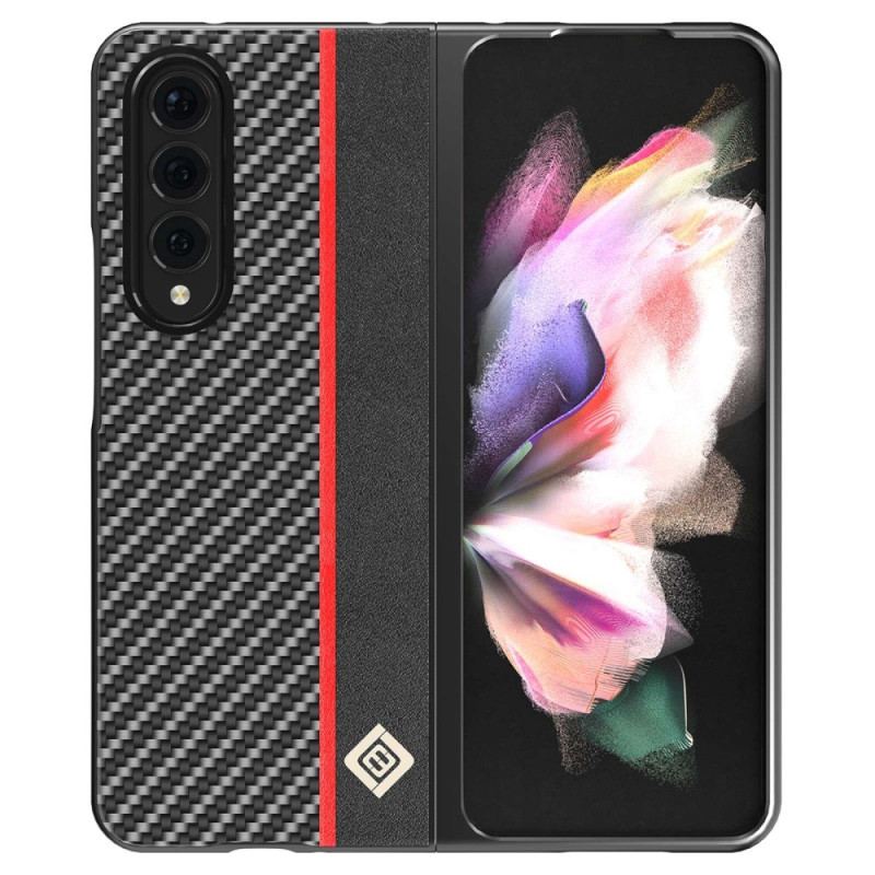 Capa Para Samsung Galaxy Z Fold 4 Linha De Fibra De Carbono Lc. Imeeke