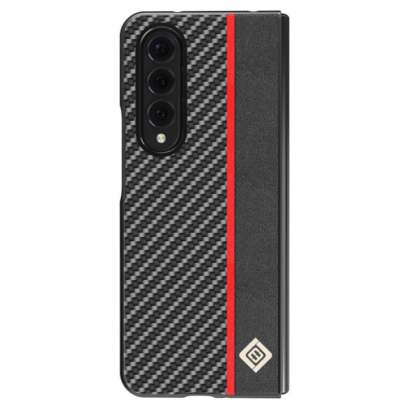 Capa Para Samsung Galaxy Z Fold 4 Linha De Fibra De Carbono Lc. Imeeke
