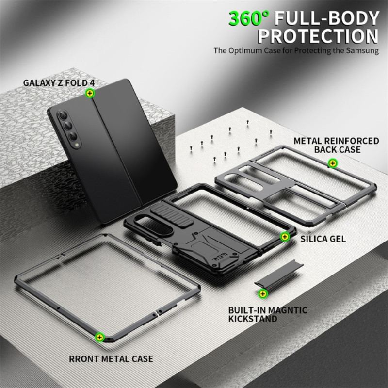 Capa Para Samsung Galaxy Z Fold 4 Materiais Triplos Ultra-resistentes