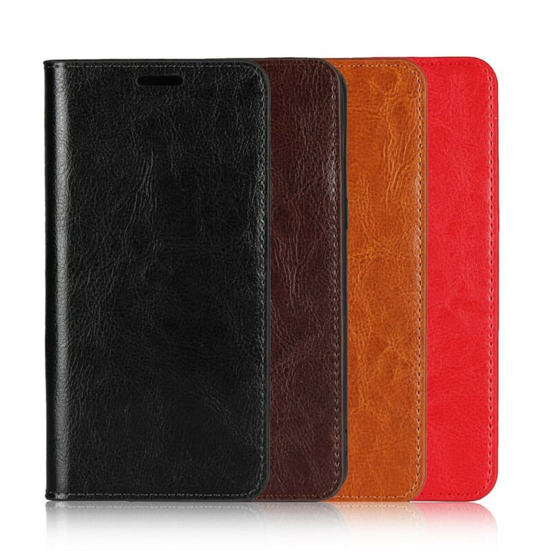 Capa De Celular Para Samsung Galaxy A41 Flip Couro Legitimo
