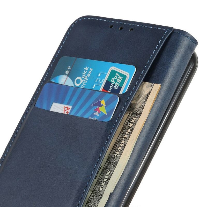 Capa De Celular Para Samsung Galaxy A41 Flip Couro Rachado