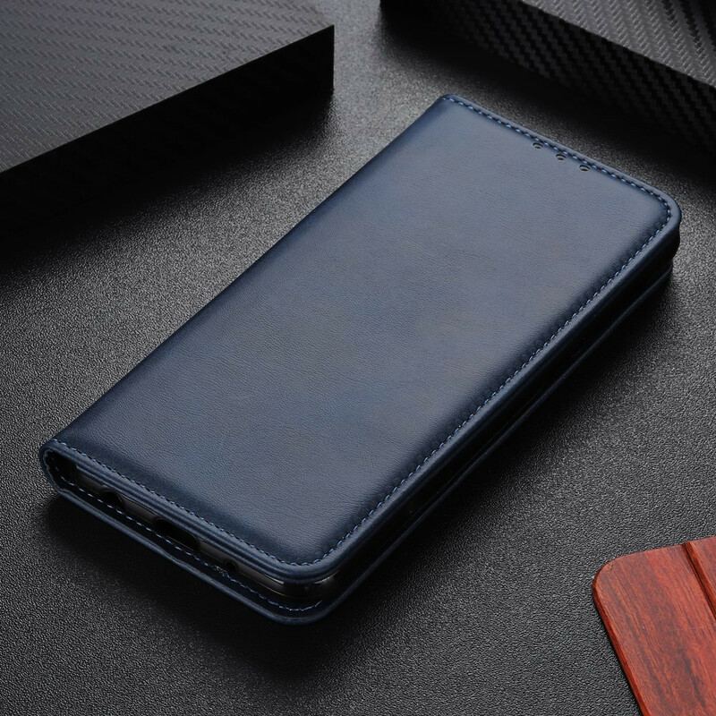 Capa De Celular Para Samsung Galaxy A41 Flip Couro Rachado